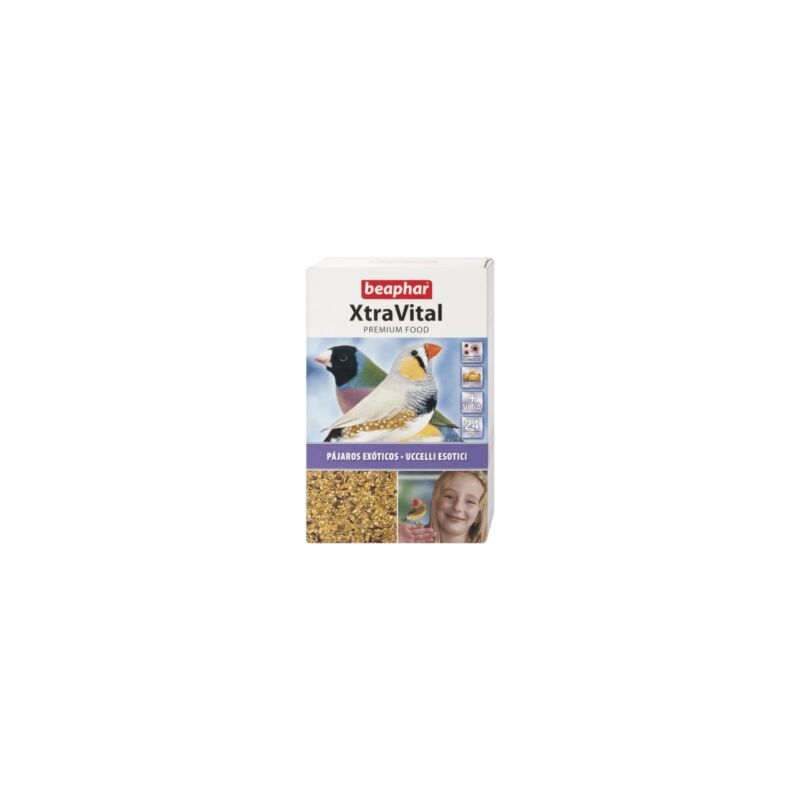 

mixtura XTRA VITAL BEAPHAR para pájaros exóticos 500 gr