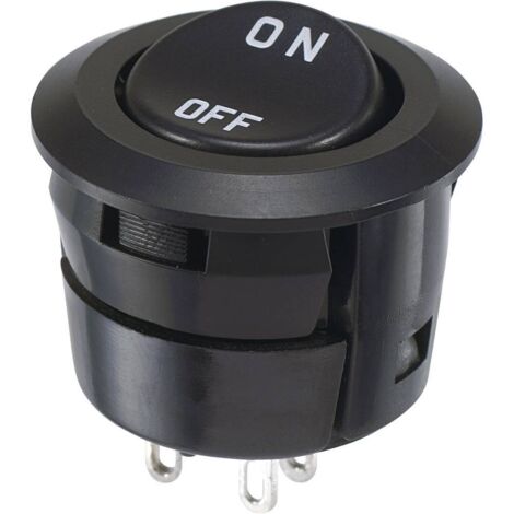 Miyama DS-059S-ON Interruttore a bilanciere 250 V/AC 3 A 2 x Off / On Permanente 1 pz.