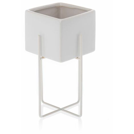 Mizu Weißer Blumentopf 23 cm