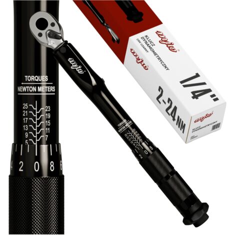 MJW Chiave dinamometrica 1/4"" 2-24 Nm nera