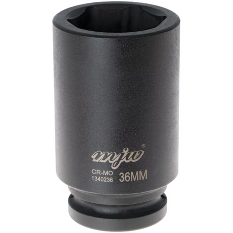 MJW Douille à chocs 3/4"" 6 pans longue 36 mm