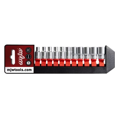 MJW Juego de vasos 1/4"" 6 puntos
