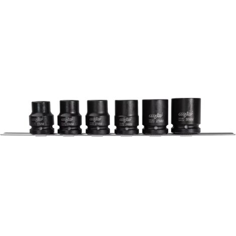 MJW Juego de vasos de impacto de 3/4" sobre carril