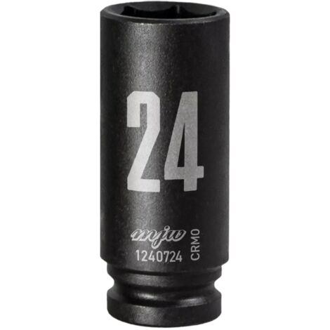 MJW Kraft-Stecknuss 1/2" 6-kant lang 24 mm