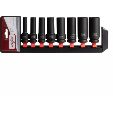 MJW Set di bussole a impatto lungo 1/2"" a 6 punti