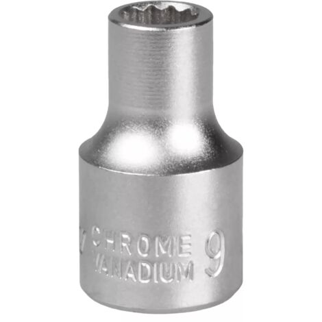 MJW Vaso 1/2"" 12 caras 9 mm