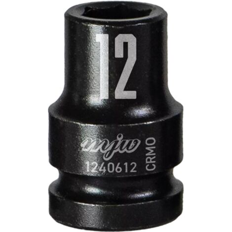 MJW Vaso de impacto 1/2"" 6 caras 12 mm