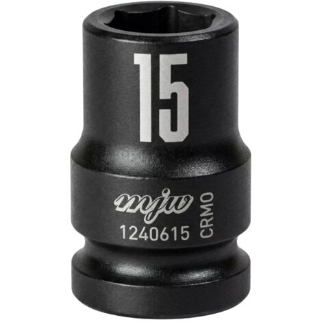 MJW Vaso de impacto 1/2"" 6 caras 15 mm