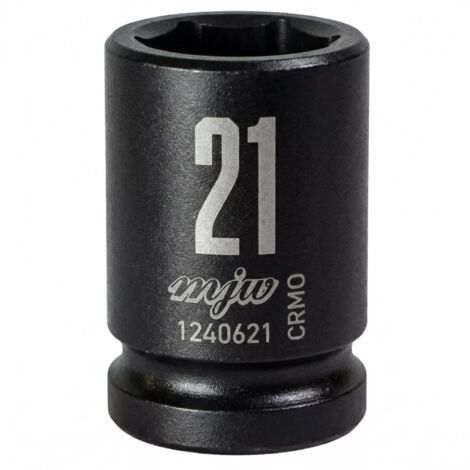 MJW Vaso de impacto 1/2"" 6 caras 21 mm