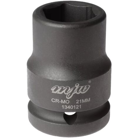 MJW Vaso de impacto 3/4"" 6 puntos 21 mm