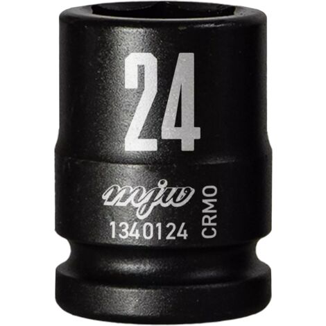 MJW Vaso de impacto 3/4"" 6 puntos 24 mm