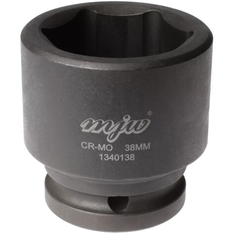 MJW Vaso de impacto 3/4"" 6 puntos 38 mm