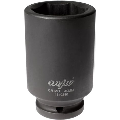 MJW Vaso de impacto 3/4"" hexagonal largo 40 mm