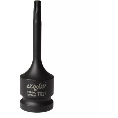 MJW Vaso de impacto con mango TORX TX27 de 1/2" de largo