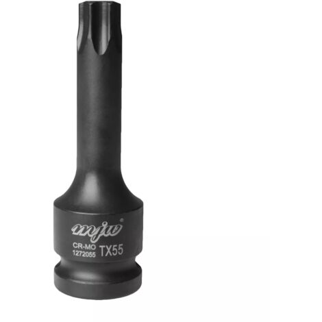 MJW Vaso de impacto con mango TORX TX55 de 1/2" de largo