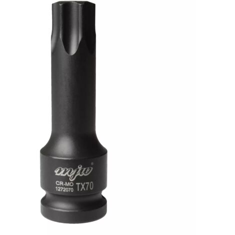 MJW Vaso de impacto con mango TORX TX70 de 1/2" de largo