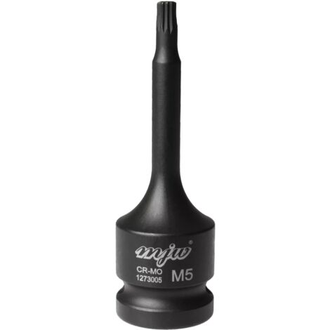 MJW Vaso de impacto mango largo 1/2" SPLINE M5