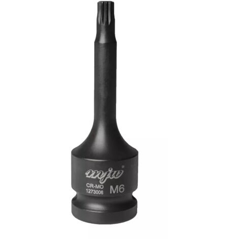 MJW Vaso de impacto mango largo 1/2" SPLINE M6