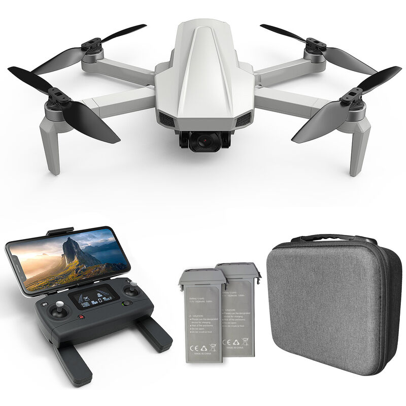 

Happyshopping - MJX B19 Drone con 4K 5Gwifi Motor sin escobillas UAV plegable Trayectoria de modo alrededor / Vuelo de punto fijo 1 bateria con bolsa