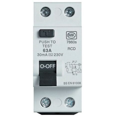 MK Electric 5760SRP2 63amp 30MA RCD