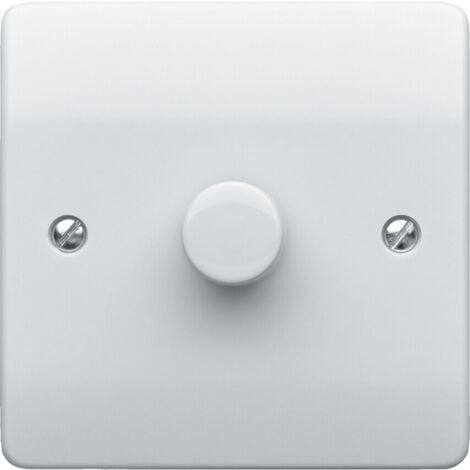 MK Electric K1501RPWHILV 1-Gang 500Watts 2-Way Push Dimmer