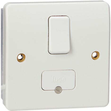 MK Logic Plus K330 WHI - Unità di connessione con interruttore bipolare, 13 A, con uscita flessibile