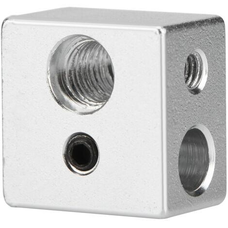 MK10 20x20x13mm Aluminium-Heizblock mit M7-Gewinde für 3D-Extruder