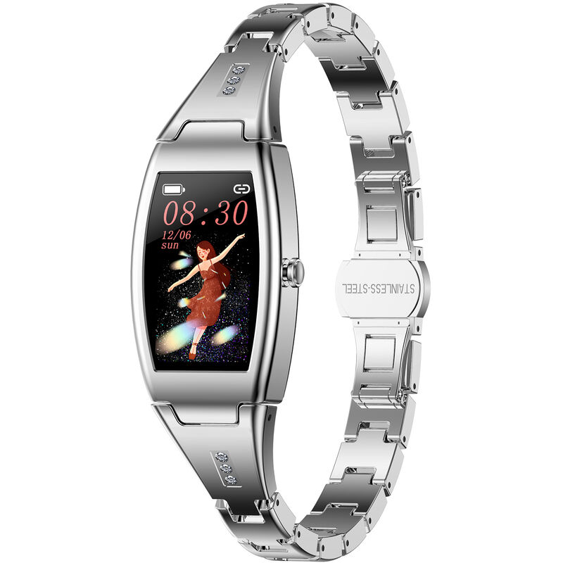 

MK26 Reloj inteligente para mujer Rastreador de ejercicios Pulsera inteligente Banda deportiva IP67 Aplicacion de control de musica a prueba de agua