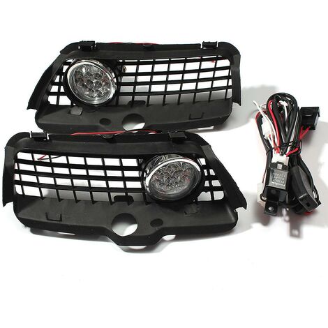 Mk3 Golf 1992–1998 Frontstoßstangengrill, 6000 K weißes LED-Tagfahrlicht, Nebelscheinwerfer, Autozubehör
