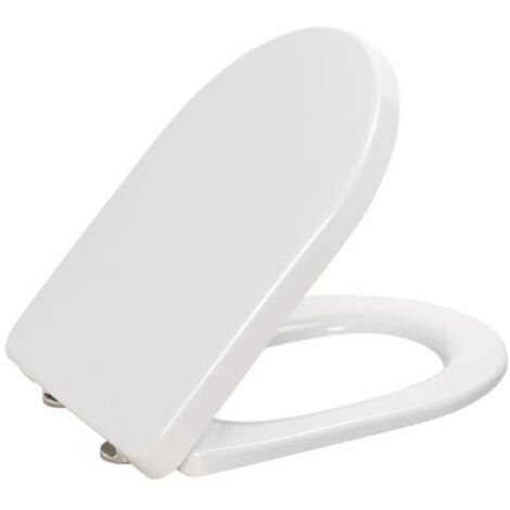 MKW Kunststofftechnik MKW Dario Basic WC-Sitz mit Deckel weiß mit Vario-Scharnier AC27-0201