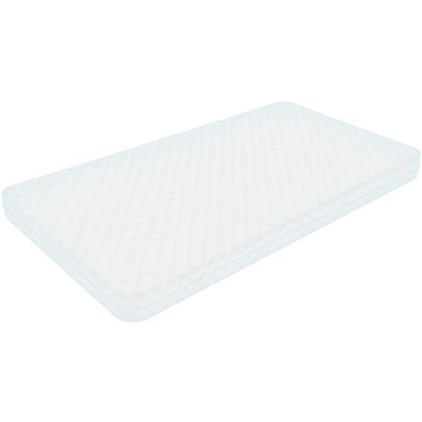ML-Design Colchón Para Cama Infantil 90x200x10 cm Espuma Fría Poliéster Testado Para Sustancias Nocivas Hipoalergénico Certificado Oeko Tex 100 Con Cremallera Y Funda Lavable Para Cuna De Bebé Niños