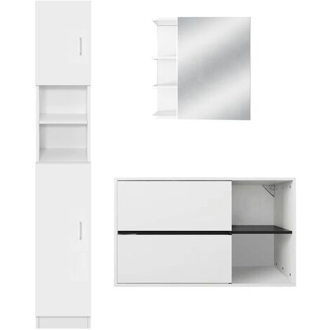 Giantex Armario de almacenamiento alto para baño, gabinete de piso estrecho  independiente con puertas, estantes de 5 niveles (1 altura ajustable)