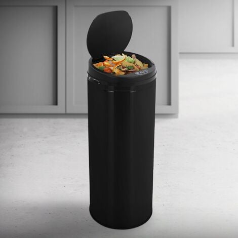 Cubo basura cocina con sensor, 50 litros, Cubo basura automático, Acero  inoxidab 4052025212230