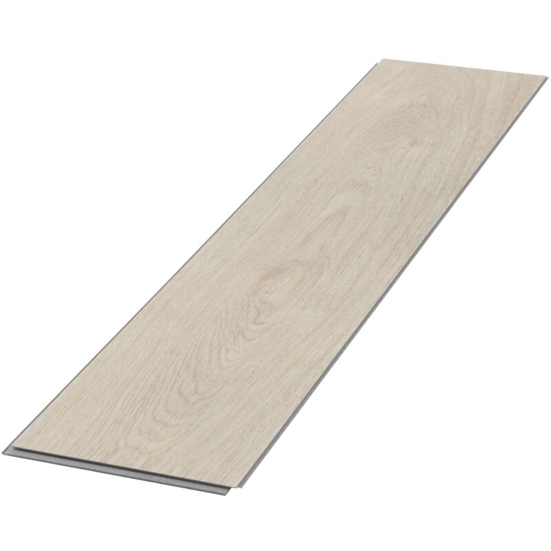 Ml-design - Deluxe Pvc Bodenbelag, Click Vinyl-dielen Vinylboden, 61cmx12, 8cmx4, 2mm, Dicke 4, 2mm, 3, 12m²/40 Dielen, Fischgrät Eiche Hell, Braun,