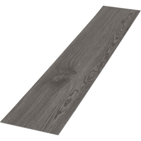 ML-Design Pavimento in PVC 91,5 x 15,3 cm Grigio Piastrelle 2 mm 2,23 m² 16 Listoni Pavimento in Vinile Aspetto Legno di Rovere Impermeabile Mattonelle Autoadesive Pavimenti Antiscivolo