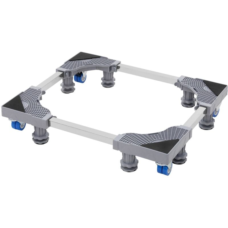 Image of ML-Design Base Mobile per Lavatrici con 4 Ruote e 8 Piedi Dimensioni Regolabili 43 - 66 cm Supporto Antiscivolo per Elettrodomestici Frigoriferi