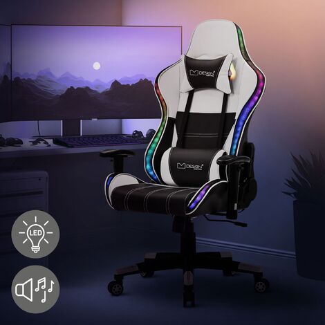 Fantastica sedia da gaming per adolescenti con illuminazione a LED