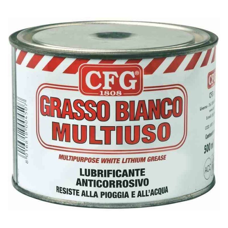 CFG - Multipose white grasso, lubrifiant anticorrosif 500ml l00302