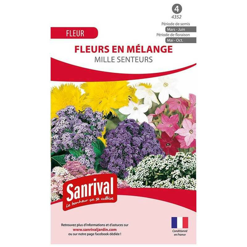 Sanrival - Mélange de fleurs odorantes