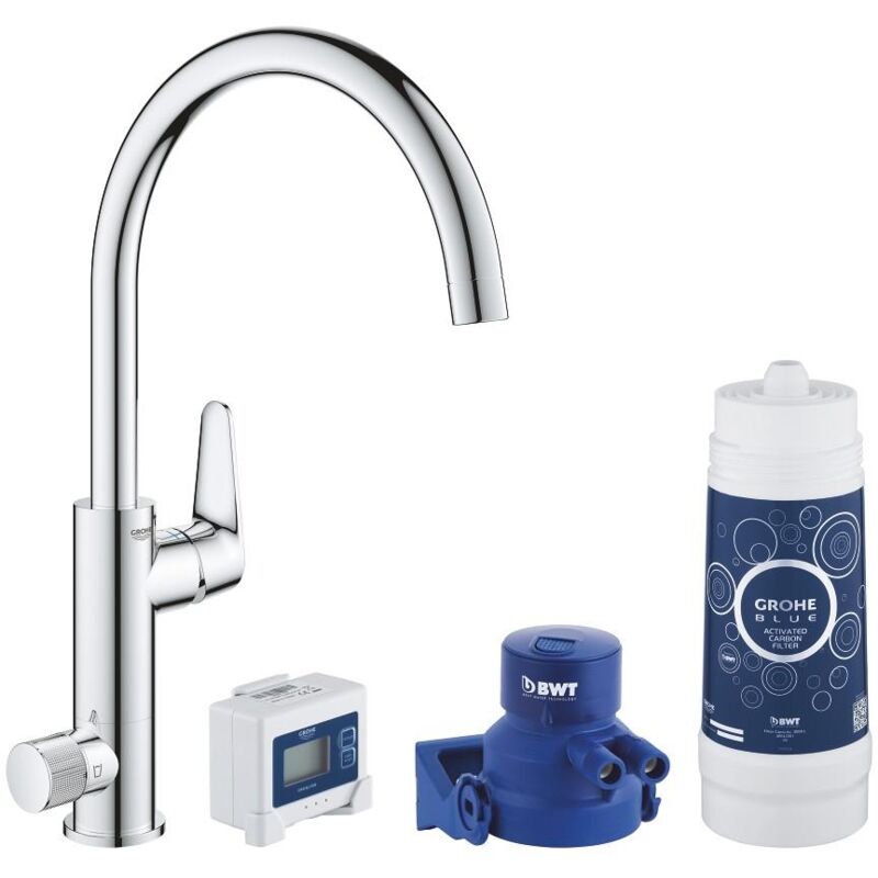 Grohe - 30 385 000 blue pure baucurve Starter Kit Monomando Fregadero Filtro - ref: 30 385 000