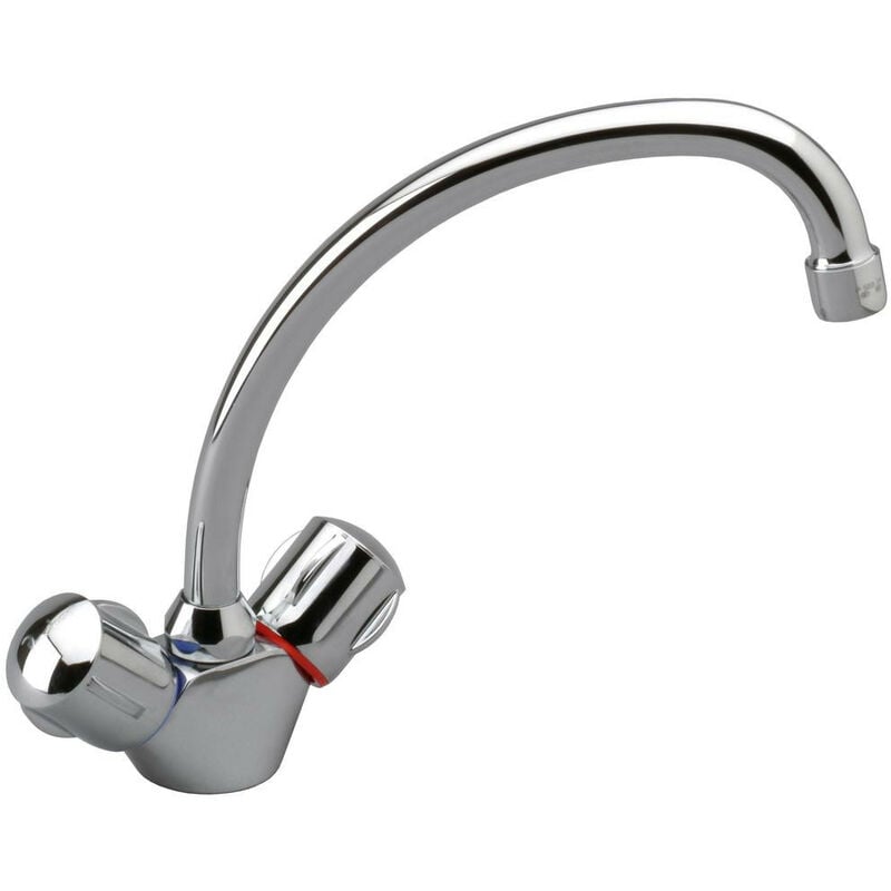 Ideal Standard - Mélangeur évier monotrou chromé ulysse c - D1789AA