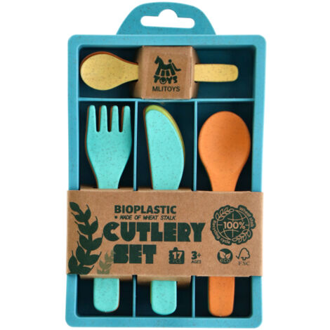 Mlitoys Bioplastique Bestekset 17-delig