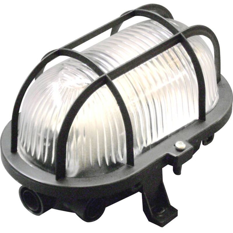 Müller-Licht Oval Luminaire pour pièces humides E27 noir