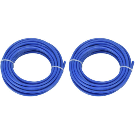 mm runde blaue Nylon-Trimmerschnur – 2 Rollen à 5 m
