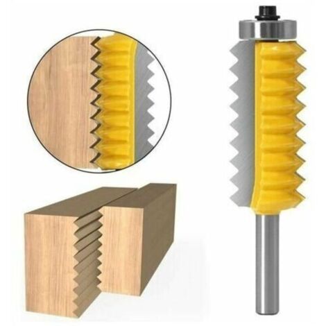 mm Schaft, erhöhte Platte „V“-Bits, Verbindungsstücke, Leimfräser für Holzzapfen, Holzarbeiten, Kegelzapfenfräsen, Zapfenschneidmaschine (Größe: 8 x 19 x 54)