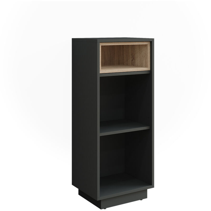 Vicco - Midischrank Beatrice, Anthrazit/sonoma, 38 X 93 Cm Mit 3 Fächern