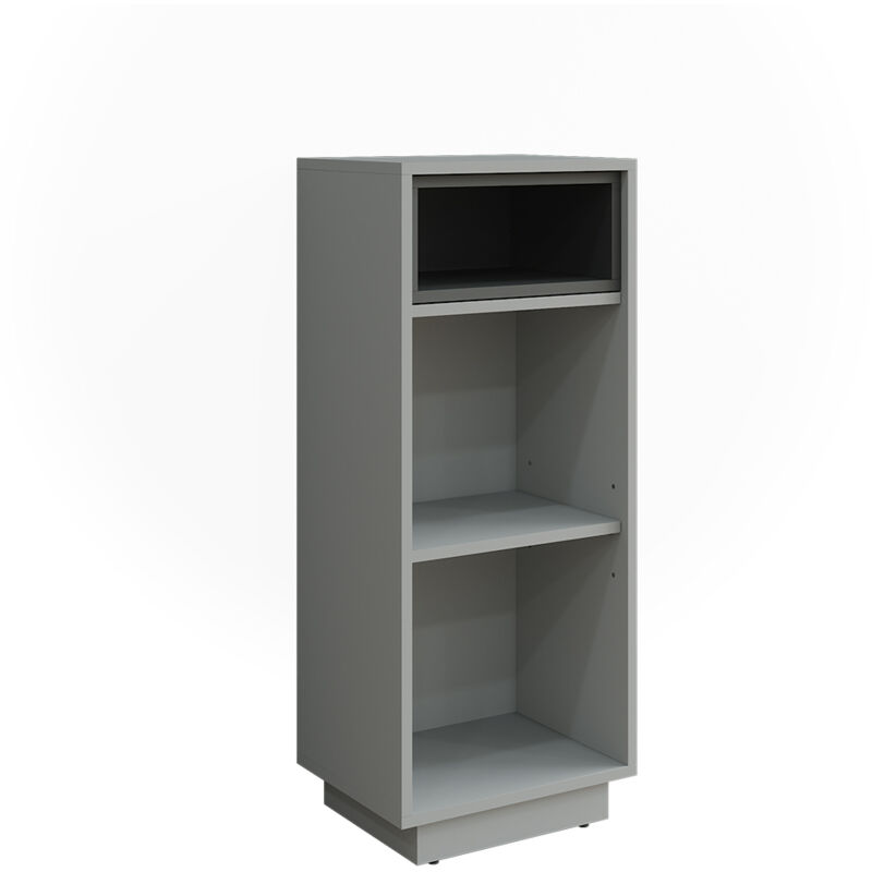 Vicco - Midischrank Beatrice, Grau/anthrazit, 38 X 93 Cm Mit 3 Fächern