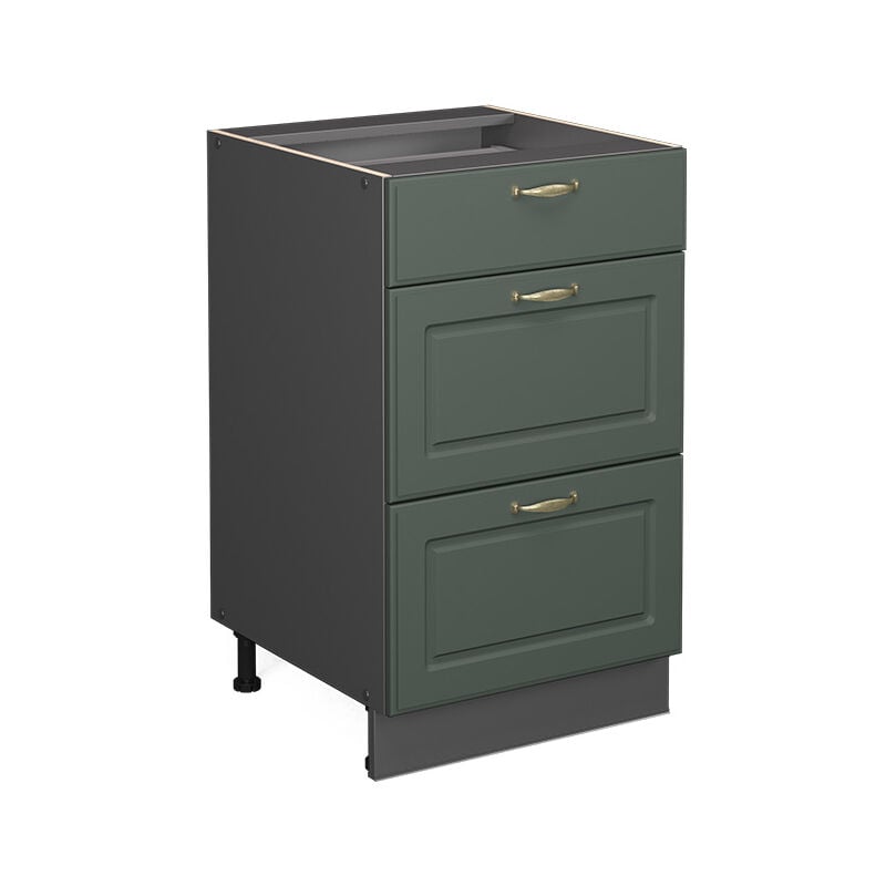 Meuble cuisine Fame-Line, Vert Or Campagne, 50 cm sans plan de travail Vicco