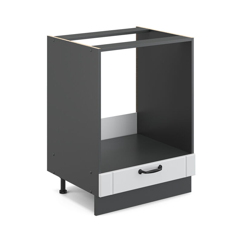 Vicco - Küchenschränke Fame-line, Weiß Landhaus, 60 Cm Ohne Arbeitsplatte