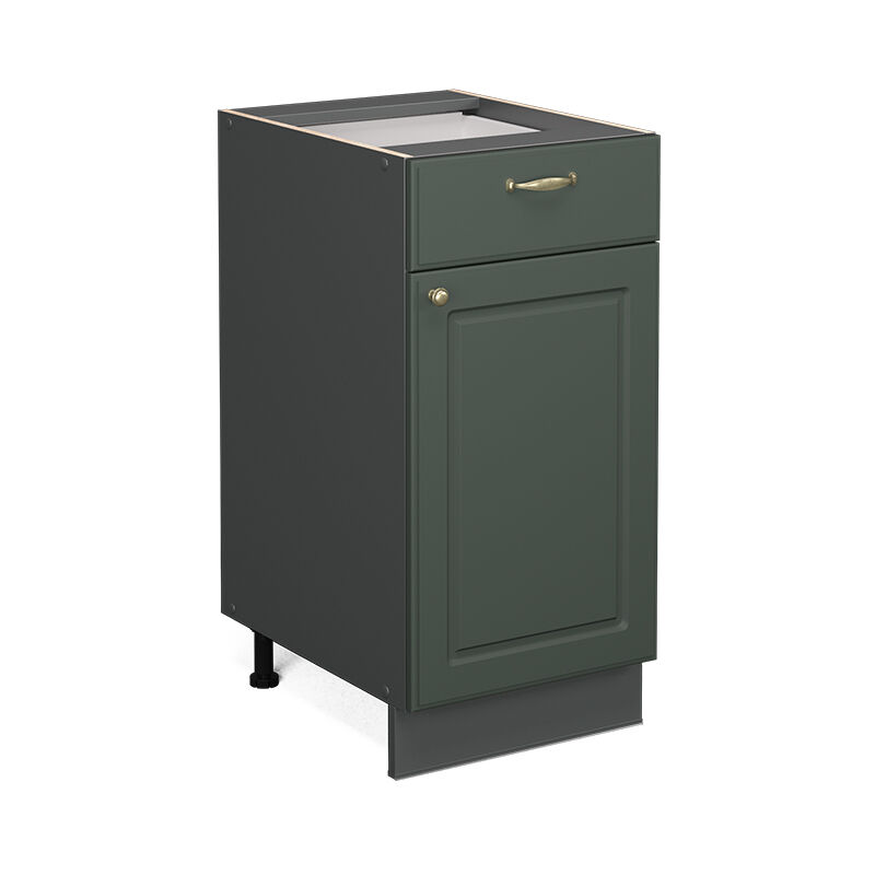 Küchenunterschrank Fame-line, Grün-gold Landhaus, 40 Cm Ohne Arbeitsplatte Vicco